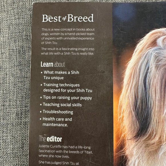 The Shih Tzu: Your Essential Guide From Puppy to Senior Dog Edited By Juliette C - Picture 11 of 12